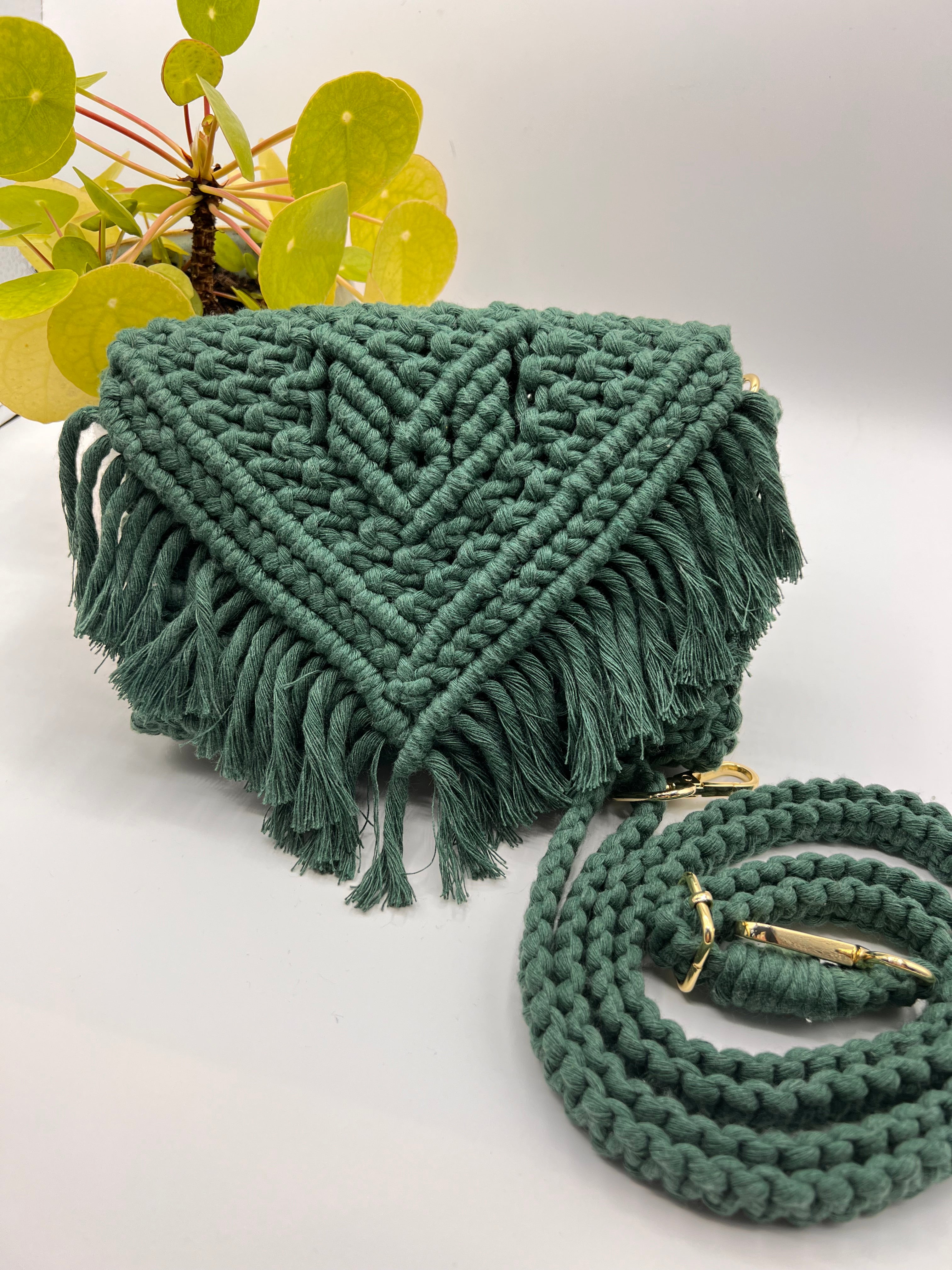 Macramé Crossbody Bag CordovaKnot