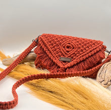 Load image into Gallery viewer, Macramé Crossbody Bag