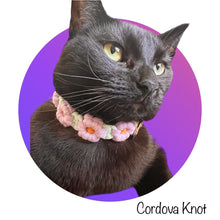Load image into Gallery viewer, Macramé Flowers Cat/Small Dog Collar