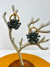 Load image into Gallery viewer, Macramé Earrings | Fringe Tuscany Green