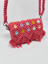 Load image into Gallery viewer, Macramé Crossbody Bag