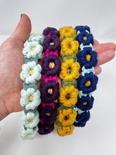 Load image into Gallery viewer, Macramé Flower Collar: 9 inch - 14 inch