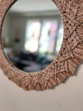 Load image into Gallery viewer, Macramé Mirror