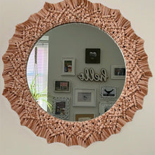 Load image into Gallery viewer, Macramé Mirror