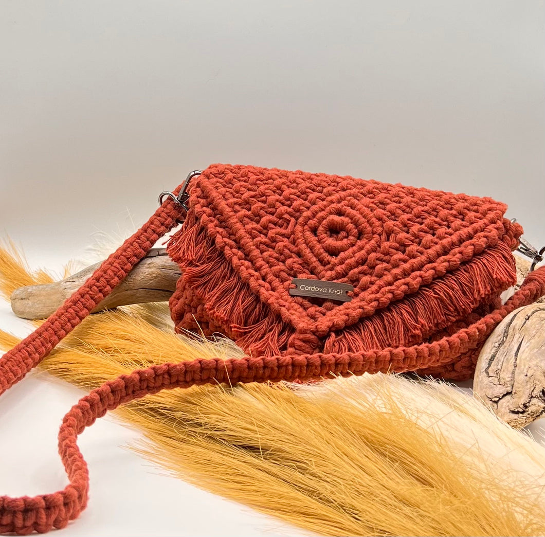 Macramé Crossbody Bag