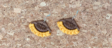 Load image into Gallery viewer, Macramé Earrings| Fringeless Sun 
