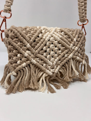 Macramé Crossbody Bag